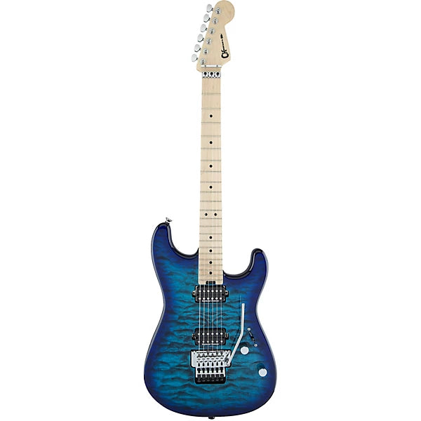 Charvel Pro-Mod San Dimas® Style 1 HH FR M QM, Maple Fingerboard, Chlorine Burst