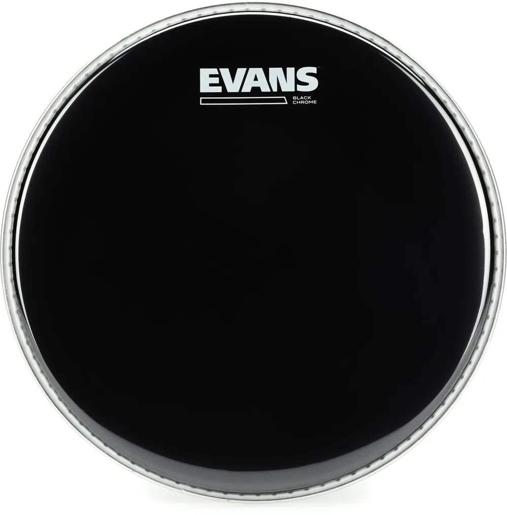 Evans Black Chrome Tom Batter Drumhead 10"