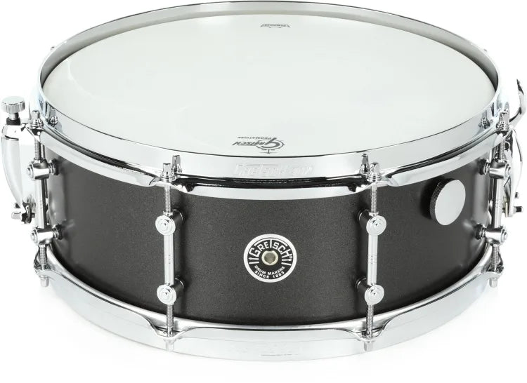 Gretsch Brooklyn Standard Mike Johnston 14x5.5 Snare Drum - Satin Black Metallic
