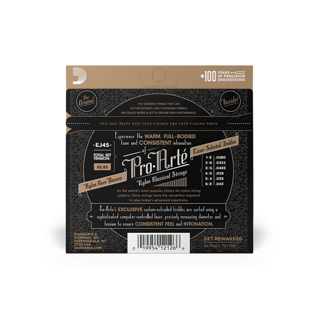 D'Addario Pro Arte Single Classical Guitar Strings - Normal Tension D 4th