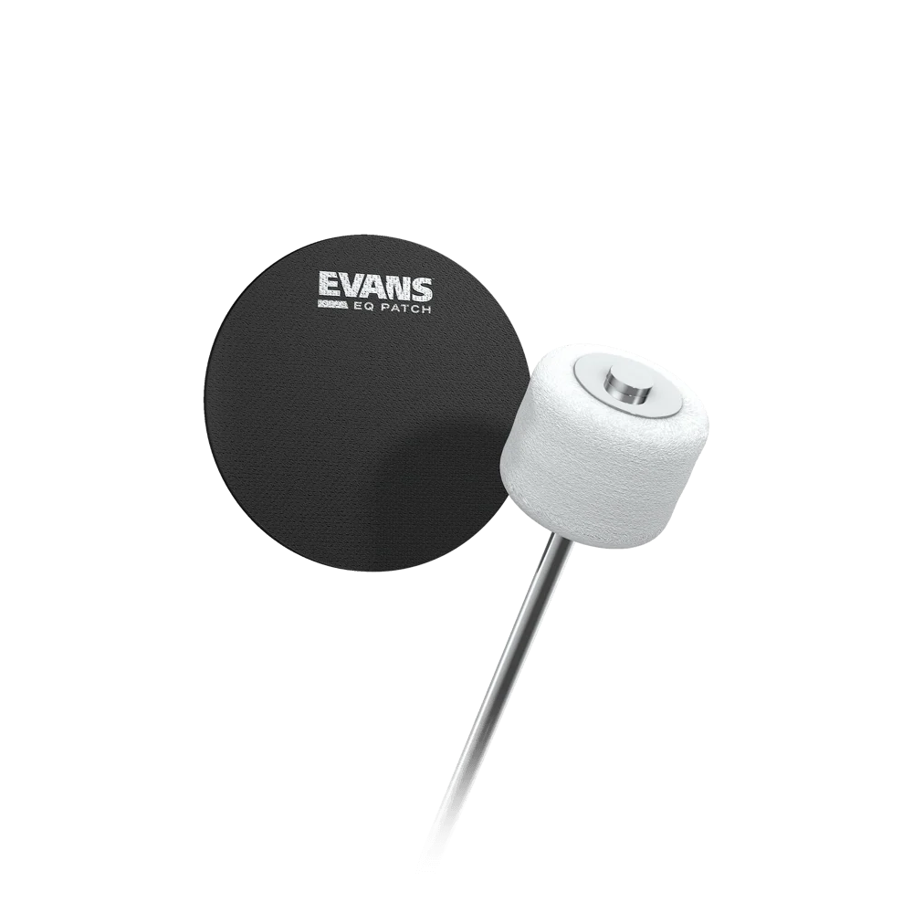 Evans EQ Patch Black Nylon (Two Single Patches)