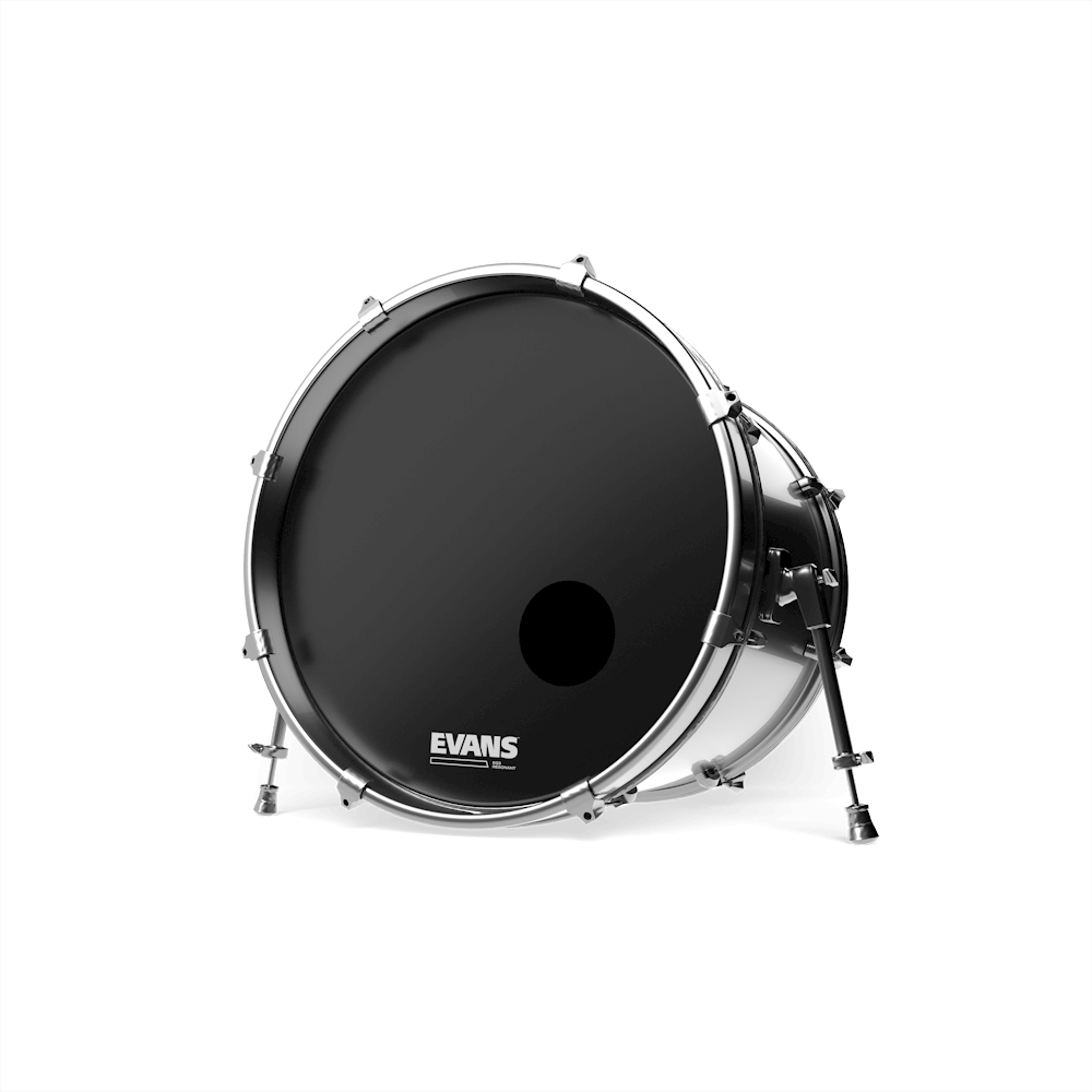 Evans EQ3 Resonant Smooth Black 22" Bass Drum Head