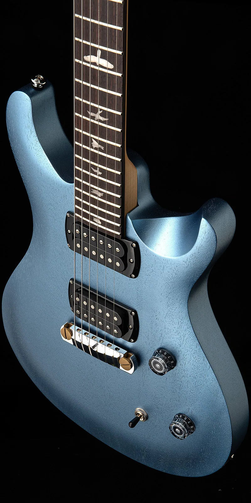 PRS SE Ce24 Standard Stoptail Satin - Ice Blue Metallic