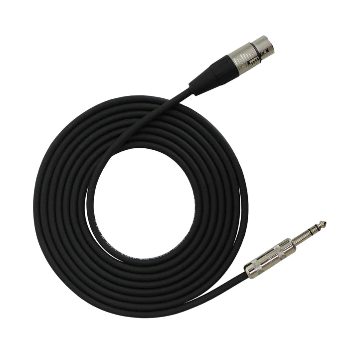 ProFormance USA Balanced Line Cable, 1/4 in. to XLRF - 6 ft.