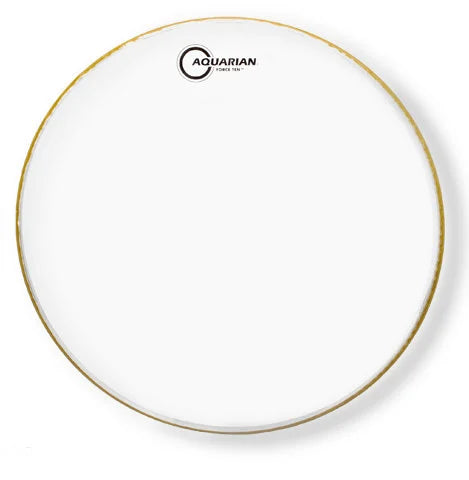 Aquarian 14" Force Ten Clear 10/10 Double Ply Drumhead