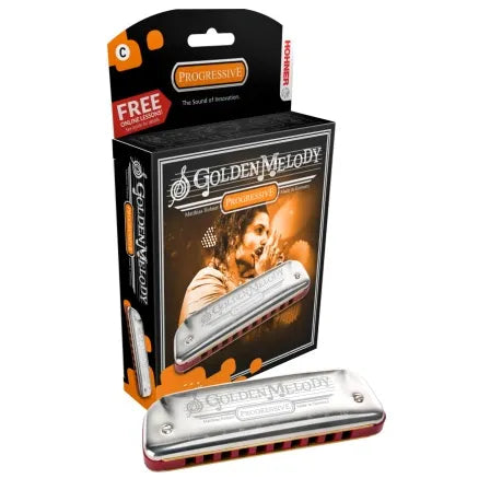 Hohner Golden Melody Harmonica - Key of B