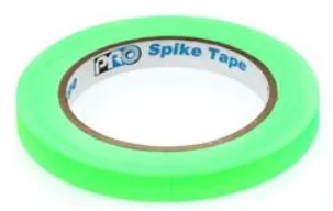 Pro Tapes Pro Spike Stack 1/2-inch Gaffers Tape - Fluorescent Green