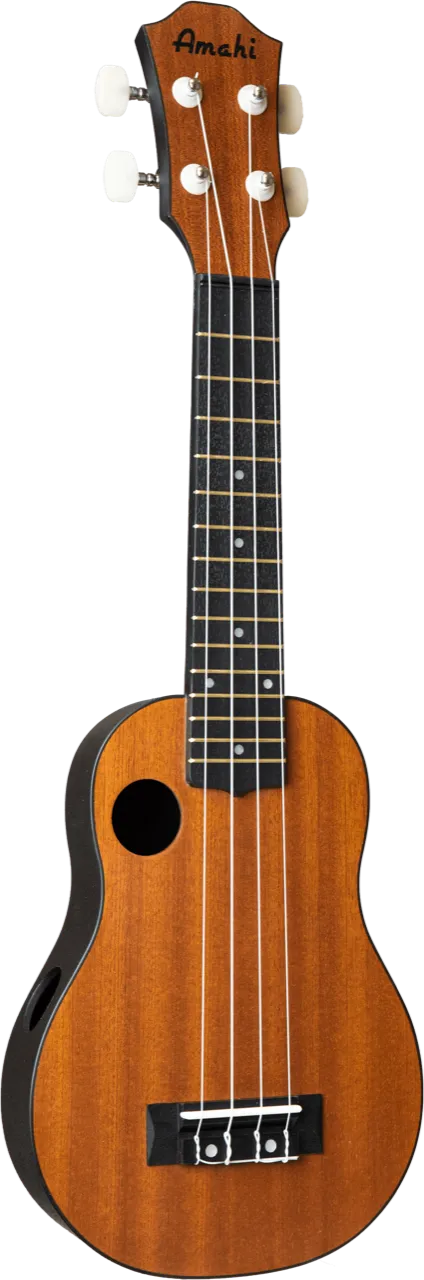 HCLF220 Amahi ABS Plastic Back & Sides, Mahogany Top, Soprano