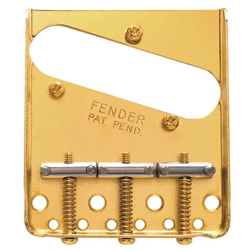 Fender 3-Saddle American Vintage Telecaster Bridge Assembly - Gold