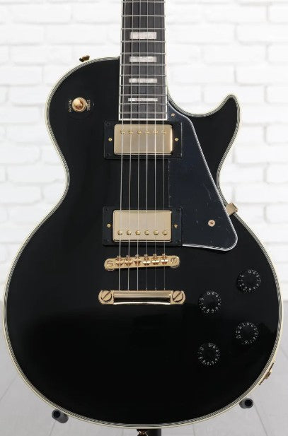 Epiphone Les Paul Custom (Incl. Premium Gig Bag) - Ebony, Gold hardware