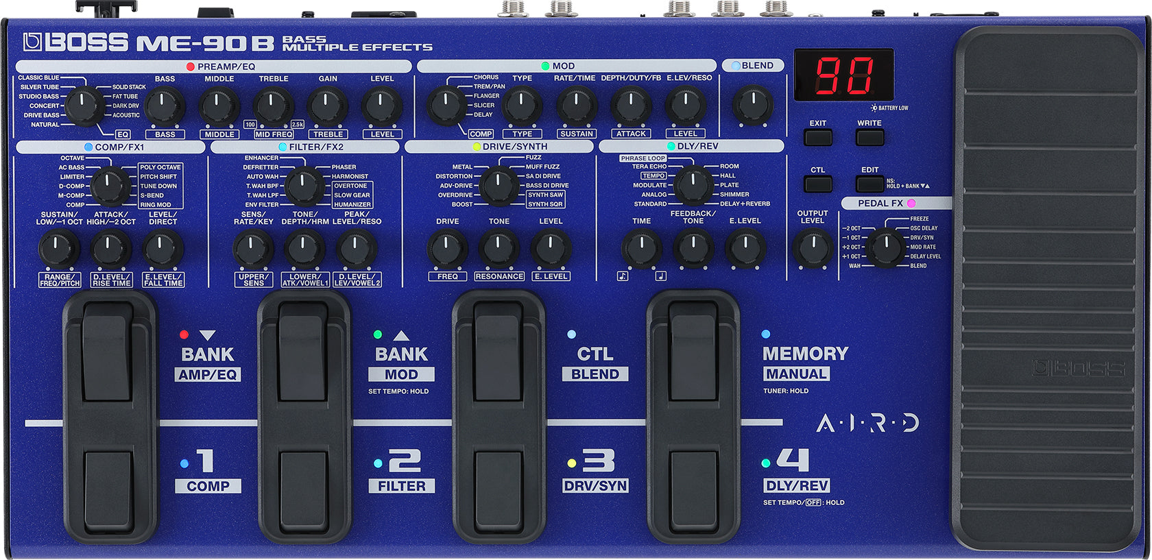 ギター BOSS ME-90 MULTIPLE EFFECTS Boss ME-90 Guitar Multiple Effects Pedal