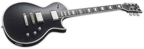 ESP E-II Eclipse BB Electric Guitar - Black Satin