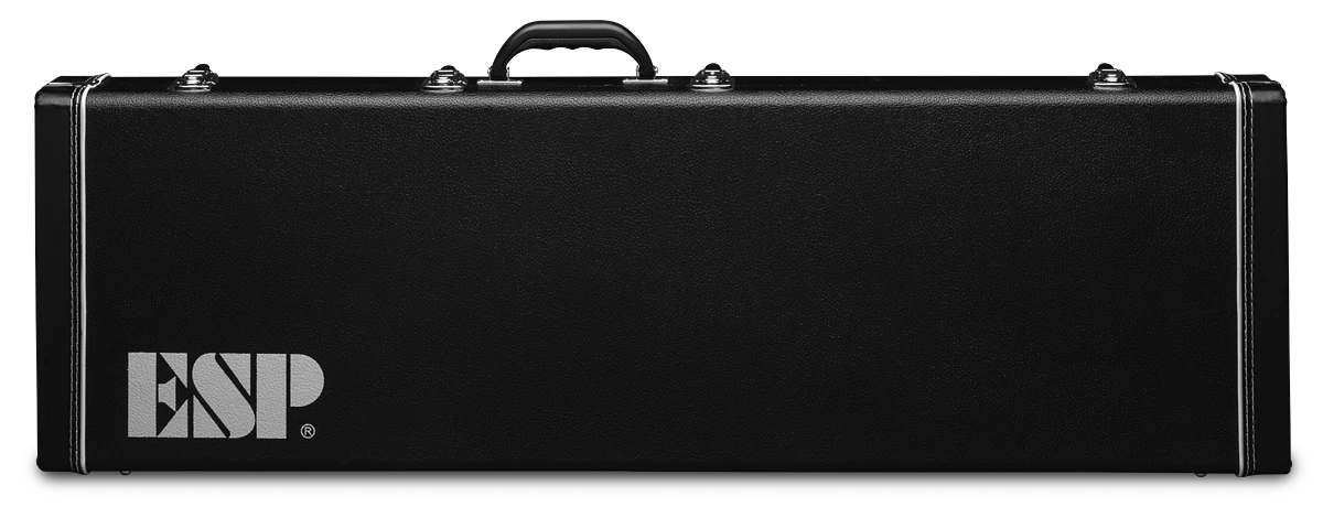 ESP LTD FRX Form Fit Electric Bass Case - Black with Logo