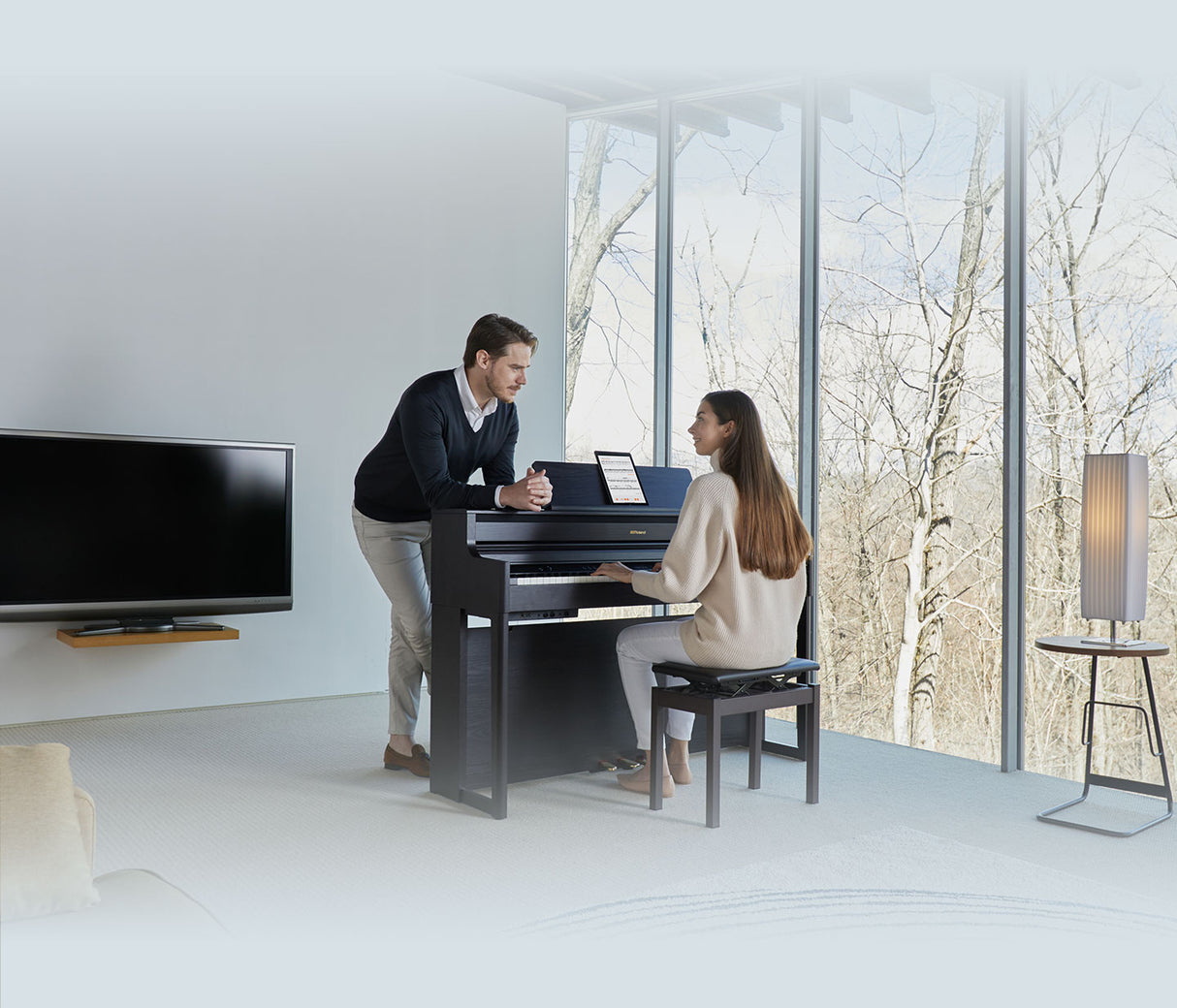 Roland HP704 Digital Piano - Dark Rosewood