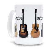 Martin Guitars Favorite Model Mug, Ceramic, White