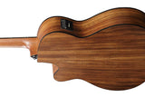 Ibanez PC50WSLCE Left-Handed Acoustic-Electric Guitar - Open Pore Brown