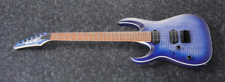 Ibanez RGA42FML Standard Electric Guitar, Left-handed - Blue Lagoon Burst Flat