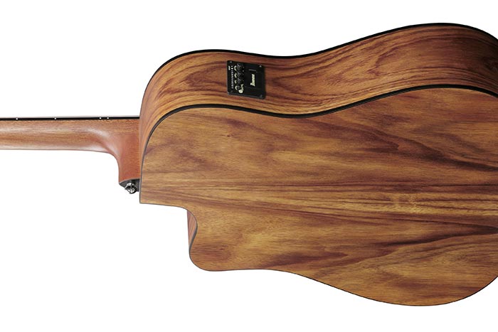 Ibanez V40WSCE Acoustic Electric Guitar - Open Pore Brown AIMM
