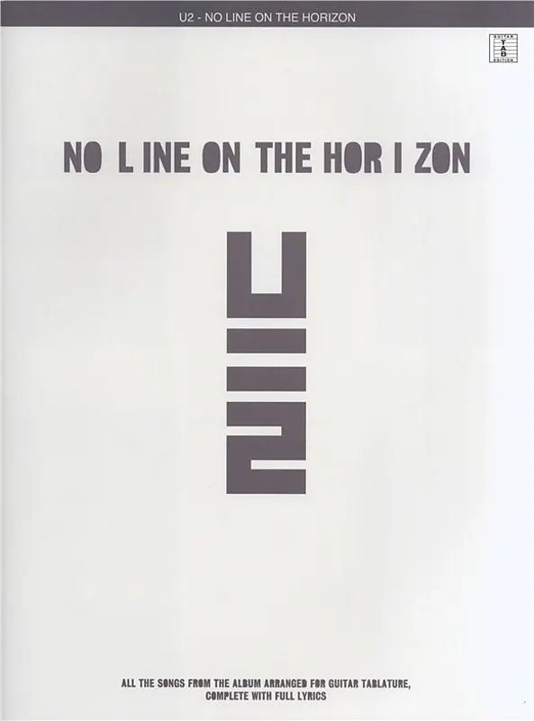 Hal Leonard U2 No Line On The Horizon Guitar Tab