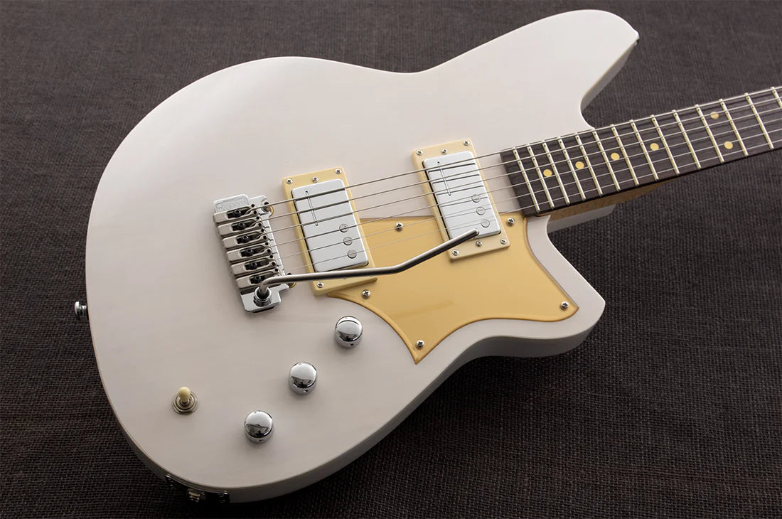 Reverend Descent W Baritone Electric Guitar - Transparent White