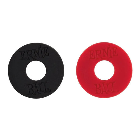 Ernie Ball Strap Blocks - Red and Black - 4 Pack