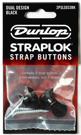 Dunlop  Straplok® Dual Design Strap Button Set - Nickel