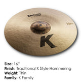 Zildjian K Sweet Crash 17"