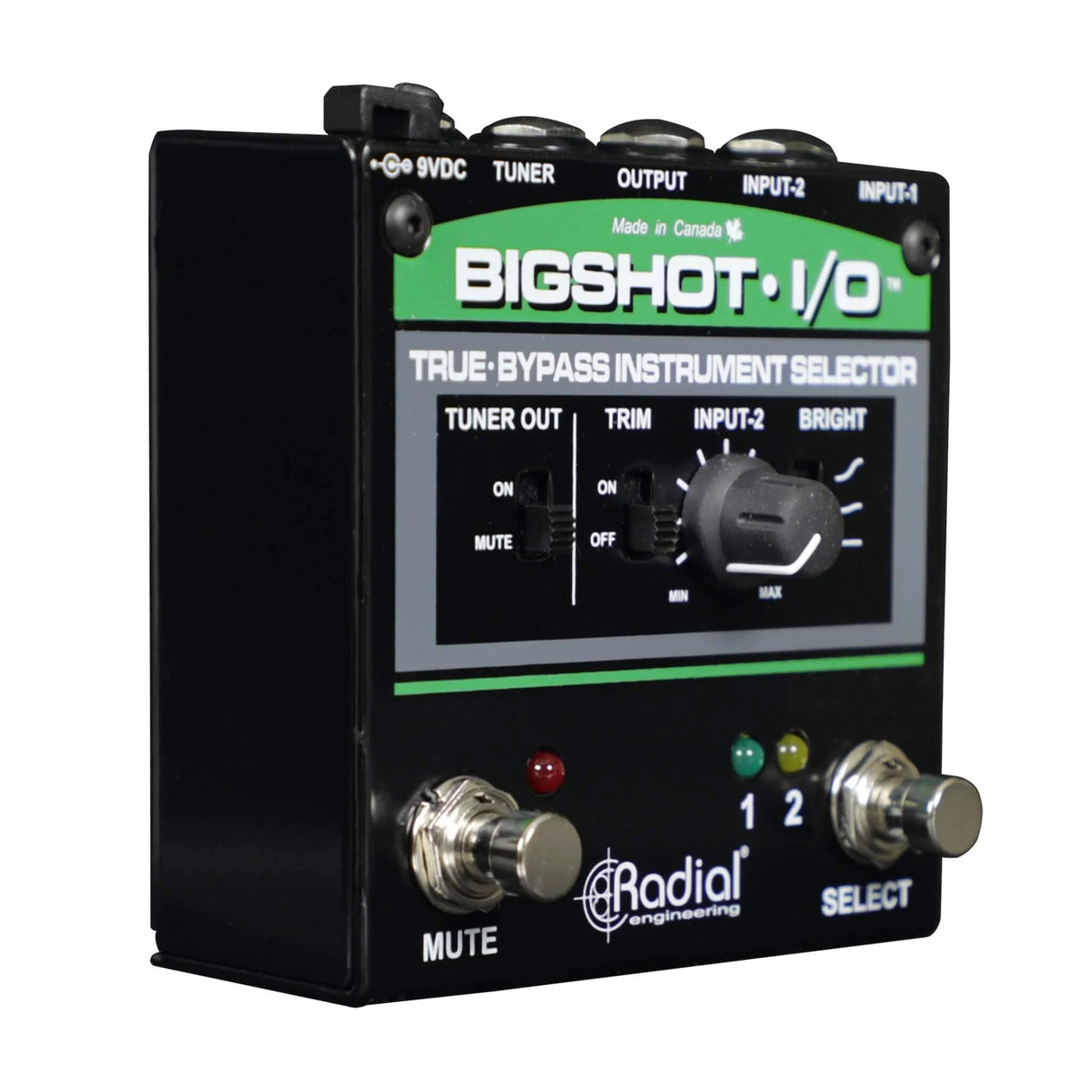 Radial BigShot I/O True-bypass Instrument Selector