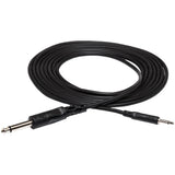 Hosa CMP-305 Mono Interconnect, 3.5 mm TS to 1/4 in TS, 5 ft