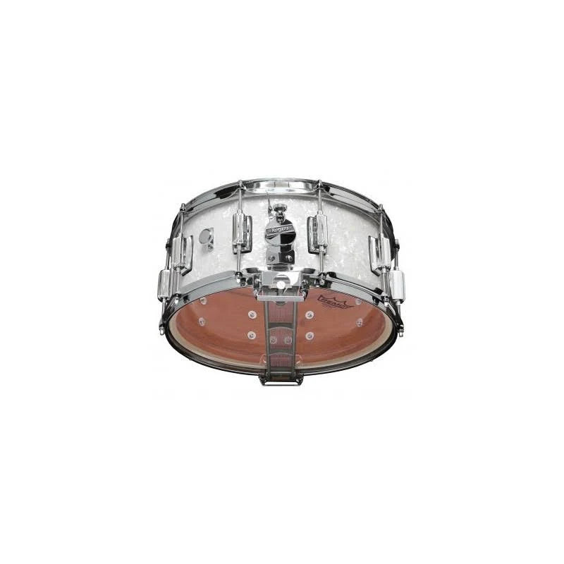 Rogers SuperTen Wood Shell Snare Drum 6.5"x14" - White Marine Pearl