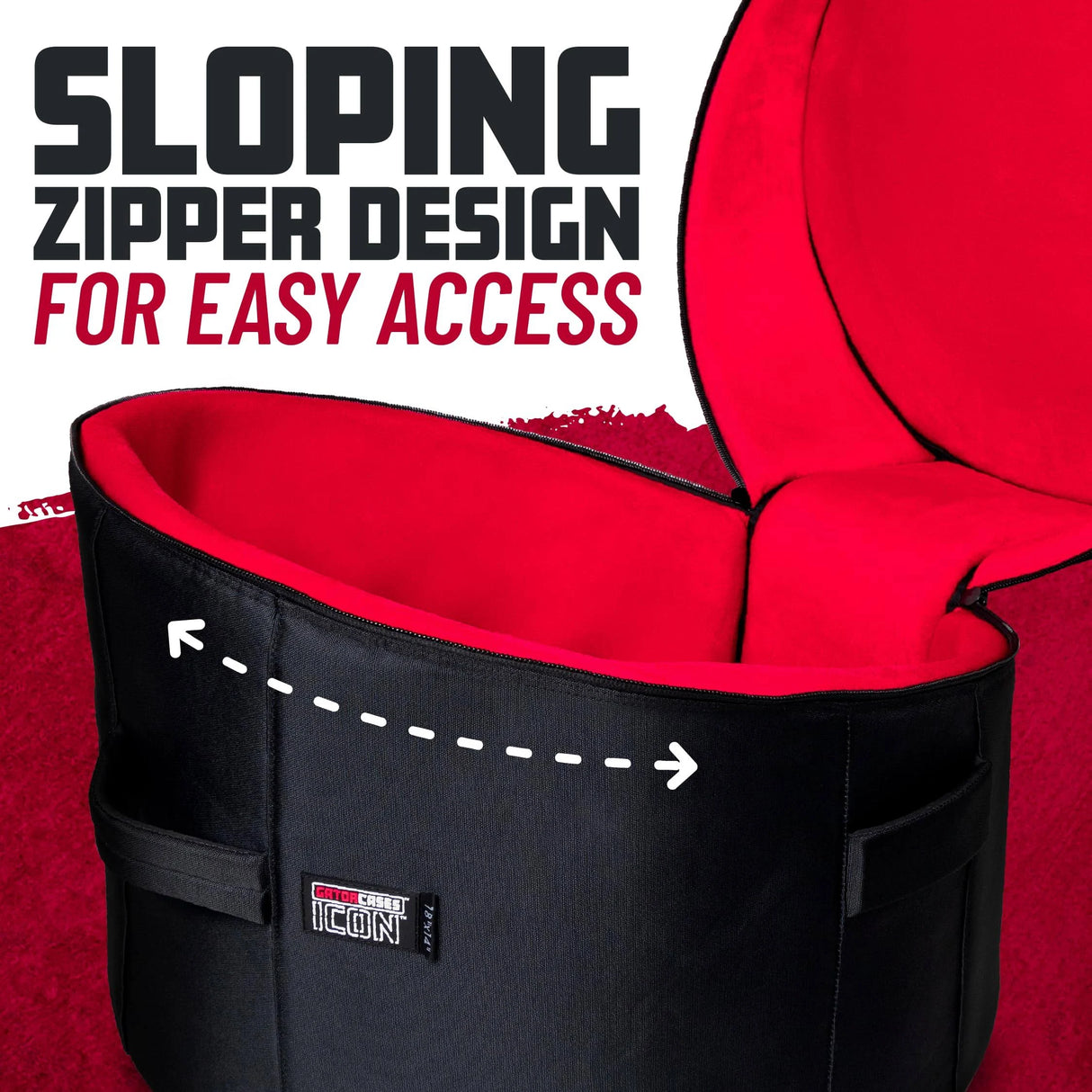 Gator Icon Snare/Tom Bag; 13″ x 7″