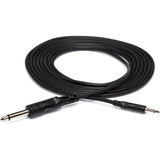 Hosa CMP-303 Mono Interconnect, 3.5 mm TS to 1/4 in TS, 3 ft