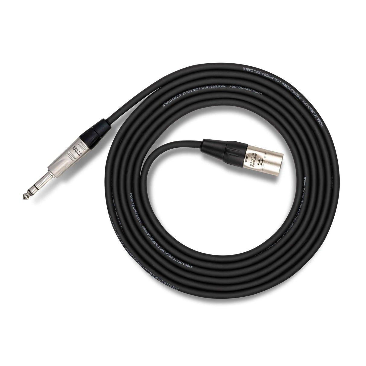 Hosa HSX-010 Pro Balanced Interconnect, REAN 1/4 in TRS to XLR3M, 10 ft