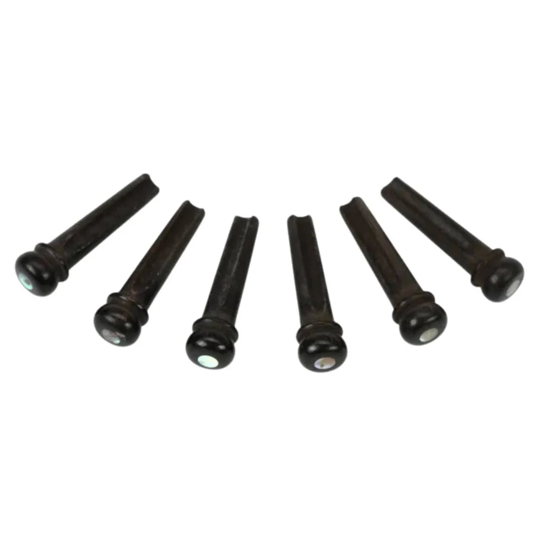 Taylor Bridge Pin Set - Ebony / Abalone