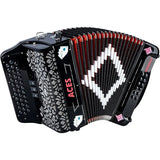 Hohner Hohnica Aces II 3-Register Accordion Black F/Bb/Eb
