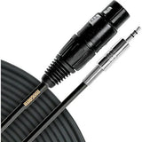 Hosa MHE-310 Headphone Adaptor Cable, 3.5 mm TRS to 1/4 in TRS, 10 ft