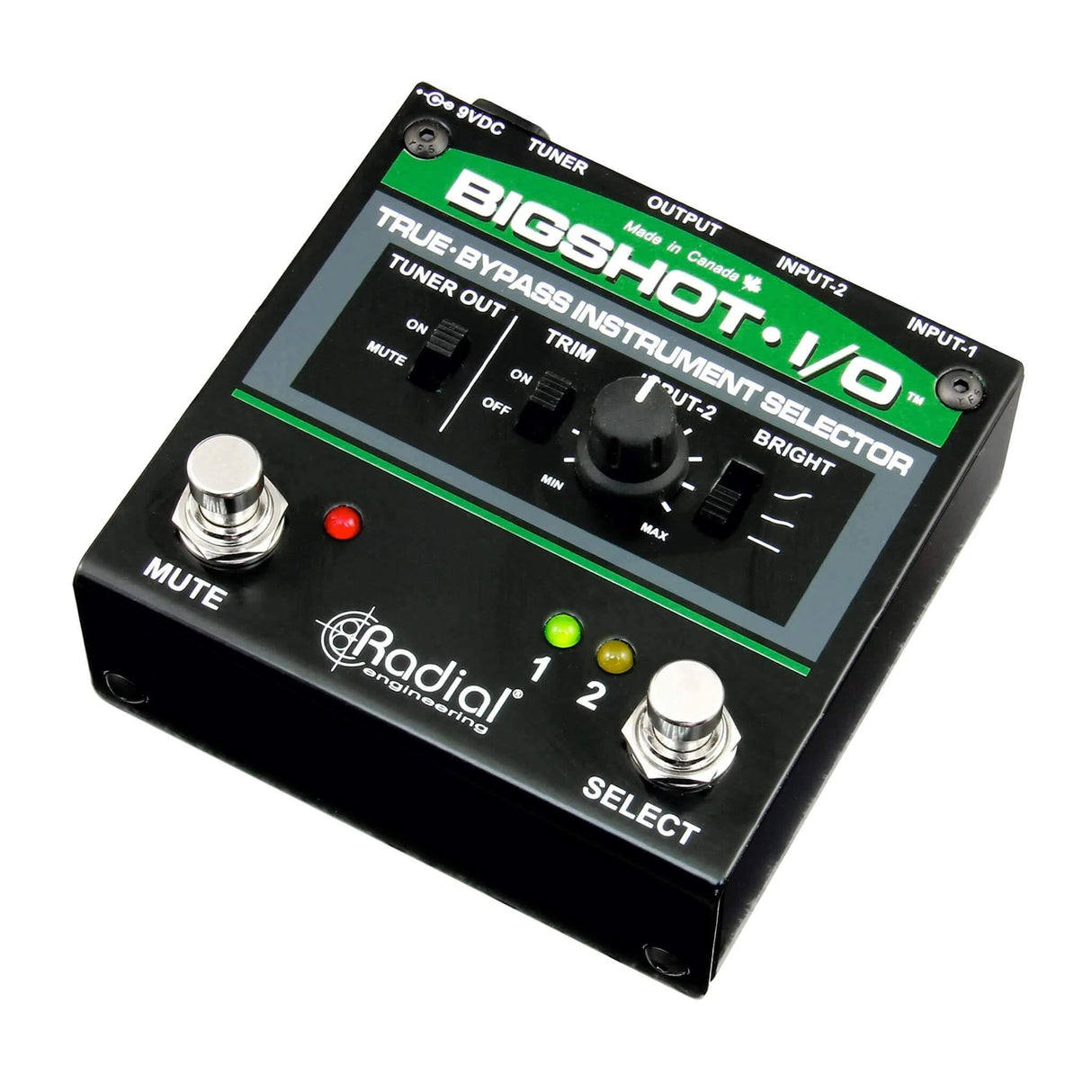 Radial BigShot I/O True-bypass Instrument Selector