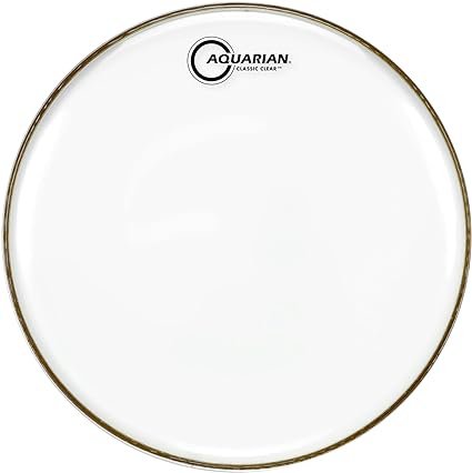 Aquarian 13" Classic Clear Snare Side Drumhead