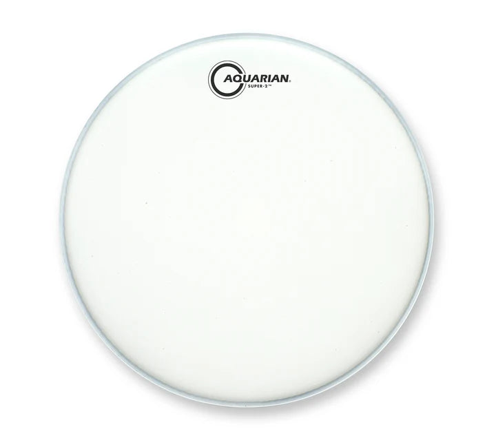 Aquarian 12" Super-2 White Texture Coated 5/7 Double Ply Drumhead