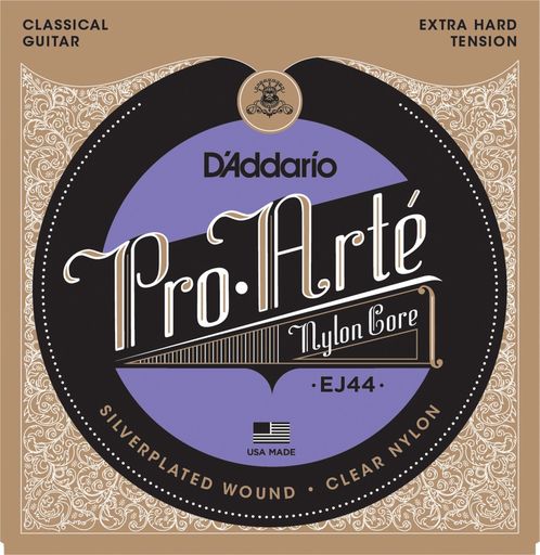 D'Addario Guitar Strings EJ44 Pro-Arte Nylon Extra Hard Tension Classical