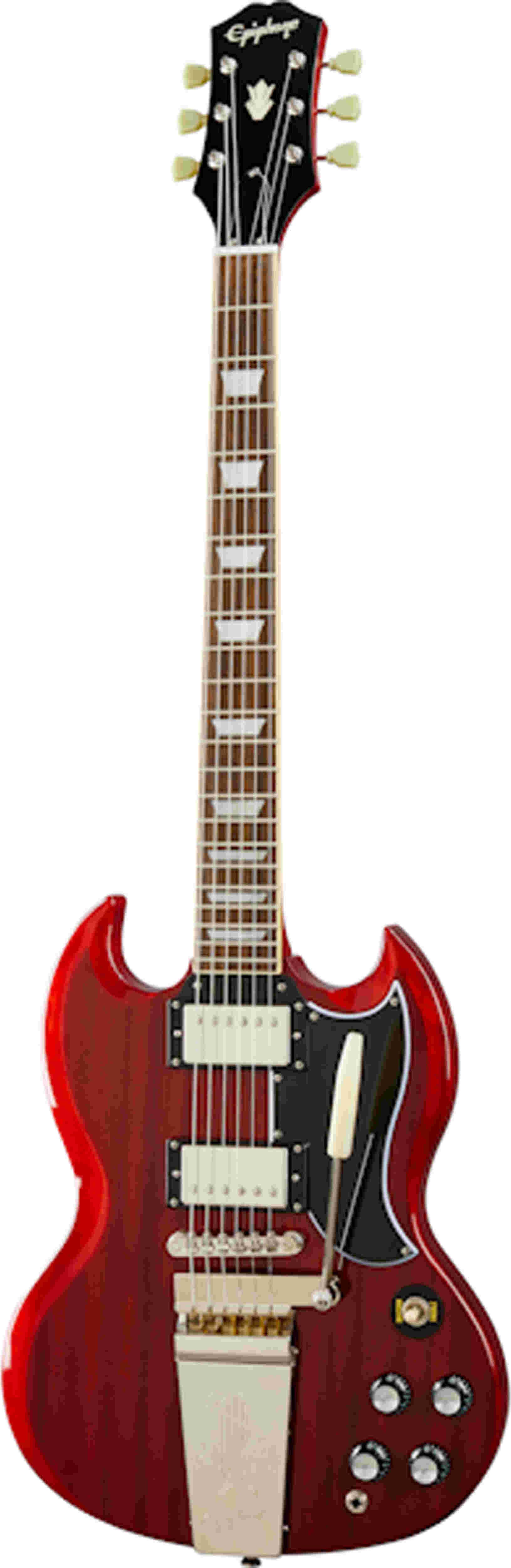 Epiphone SG Stand 61 Maestro Vibrola Vintage Cherry – Skip's Music
