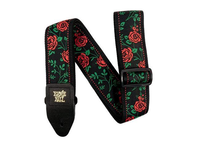 Ernie Ball Classic Jacquard Guitar Strap/Bass Strap - Spanish Rose
