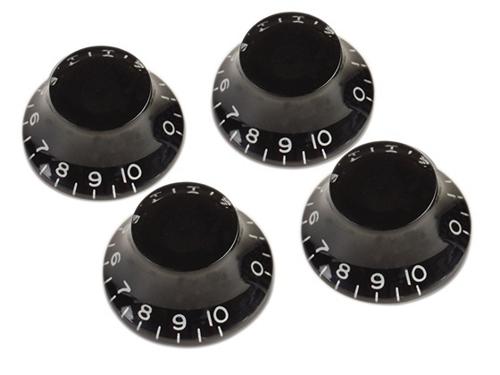 Gibson Top Hat Knobs - 4 Pack Black