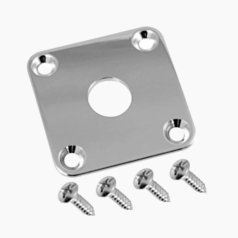 All Parts Square Jackplate for Les Paul, Chrome