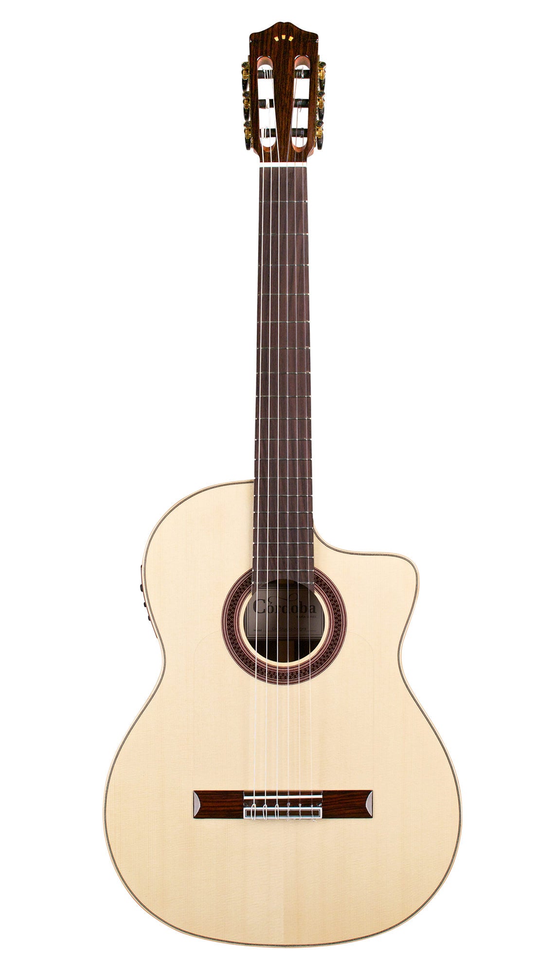 Cordoba GK Studio Nylon String Flamenco Acoustic/Electric Guitar, Natural