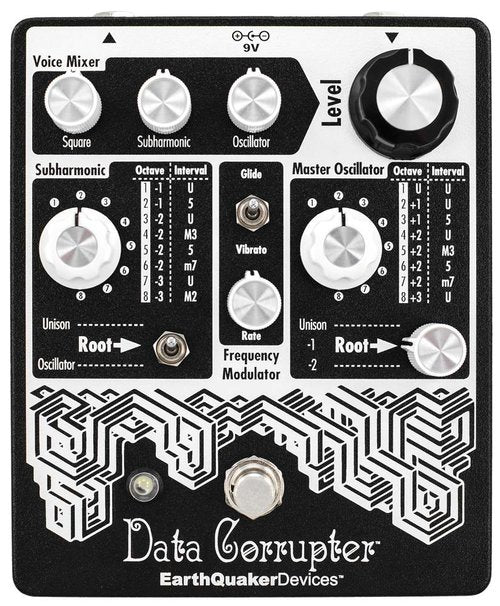 EarthQuaker Devices Data Corrupter Modulated Monophonic Harmonizing PLL Pedal