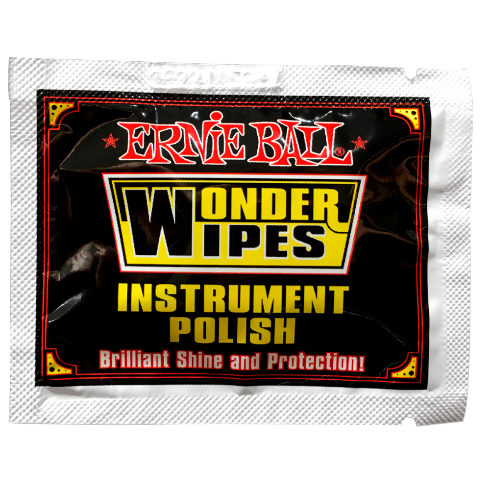 Ernie Ball Wonder Wipes Instrument Polish - 20 Pack