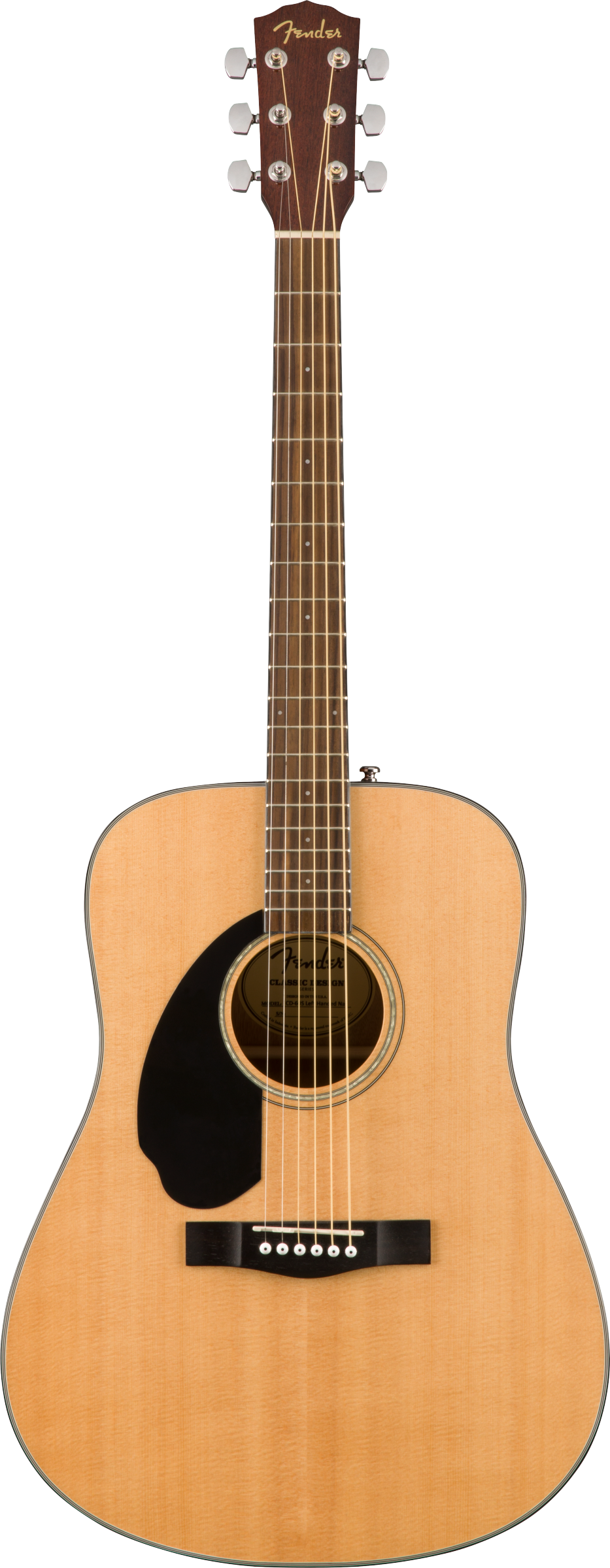 Fender CD-60S Dreadnought Left-Handed, Natural WN