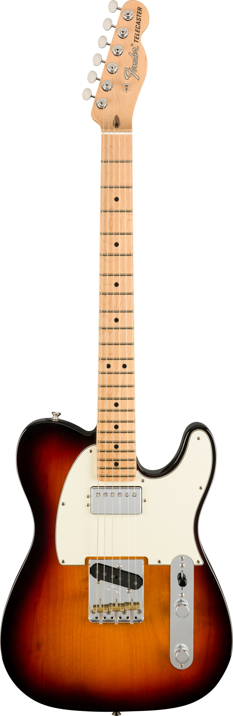 Fender American Performer Telecaster Hum, Maple Neck - 3 Tone Sunburst