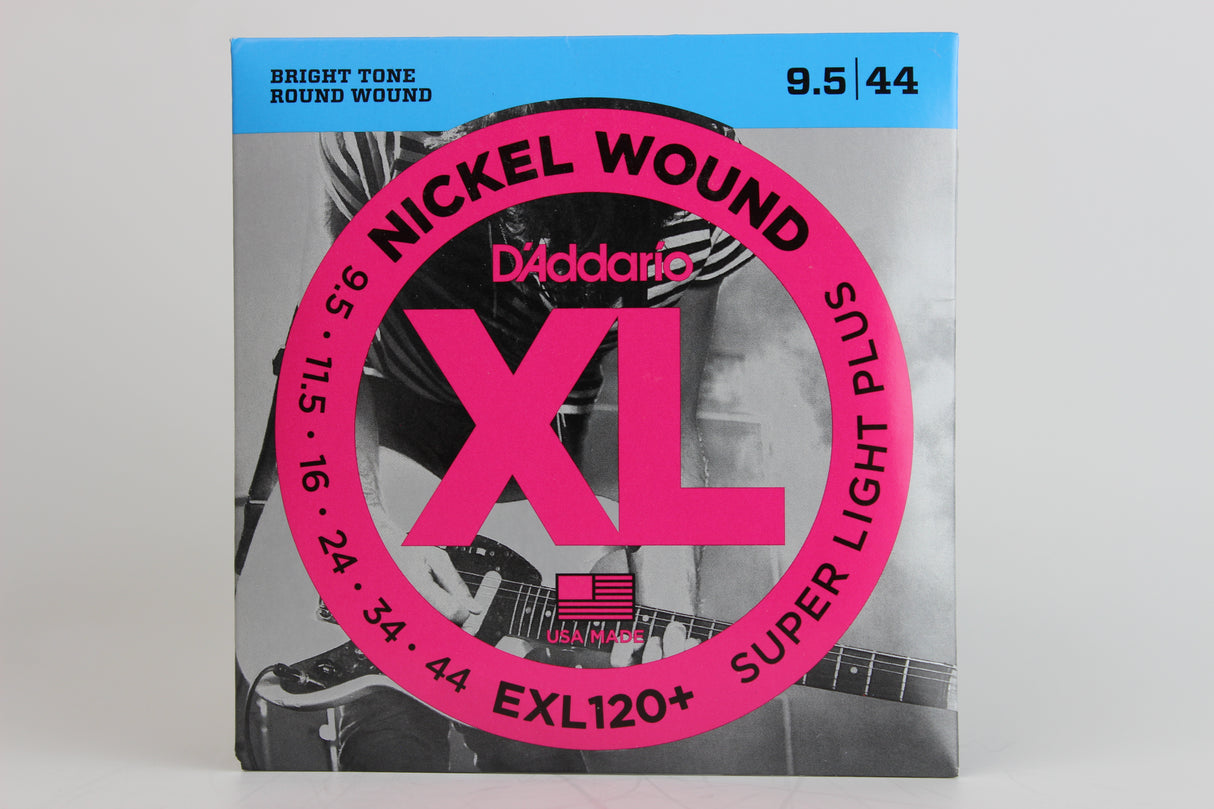 D'Addario EXL120+ Nickel Wound Electric Strings - Super Light Plus 9.5-44